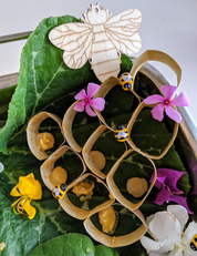 Wooden Mini Bees (Small)