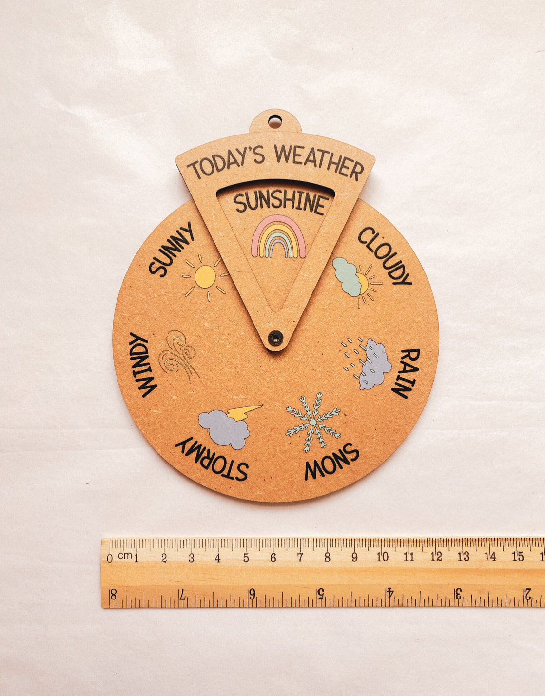 DIY Spinner Dial - Daily Weather Forecast - DIGITAL Tool for Kids