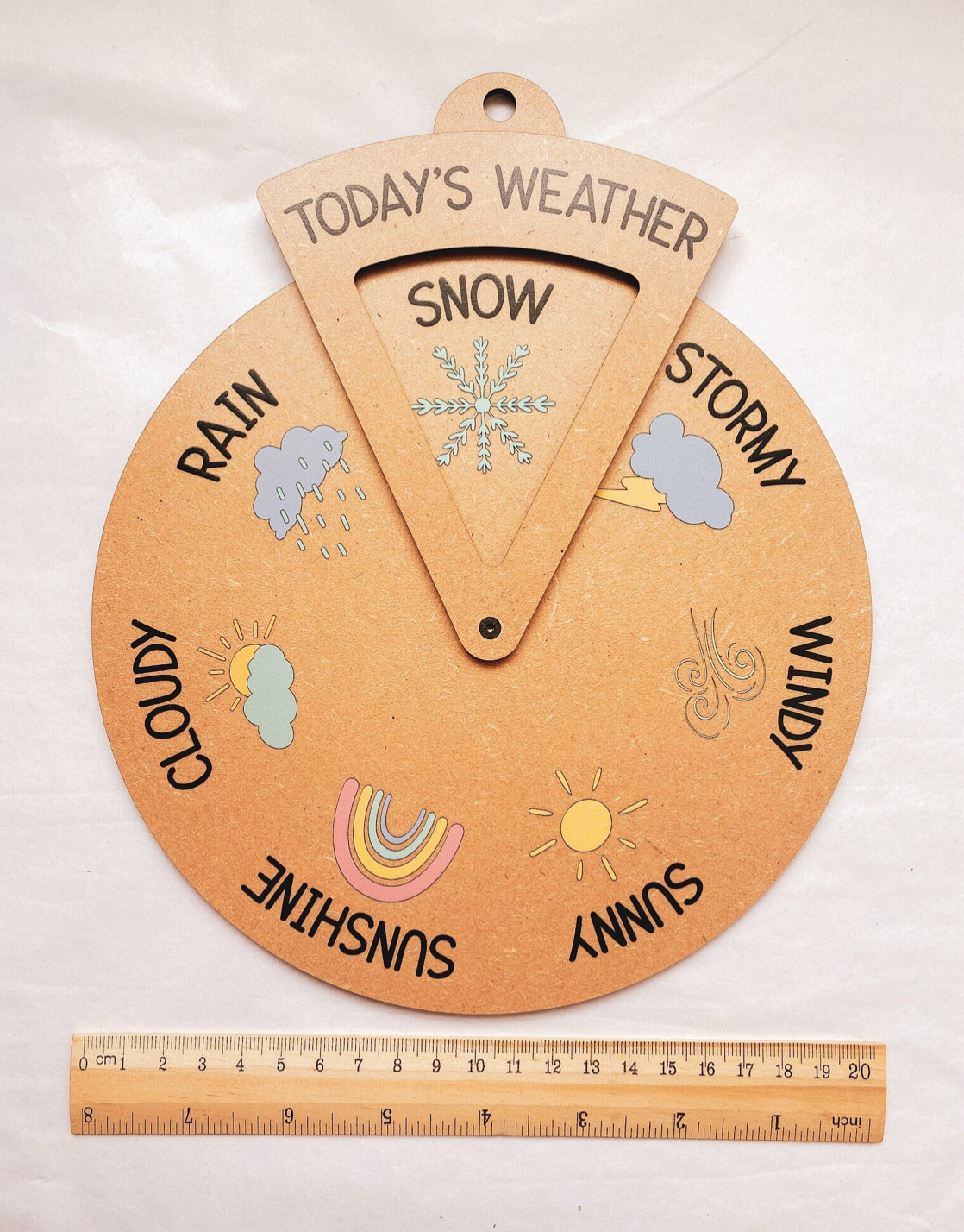 DIY Spinner Dial - Daily Weather Forecast - DIGITAL Tool for Kids