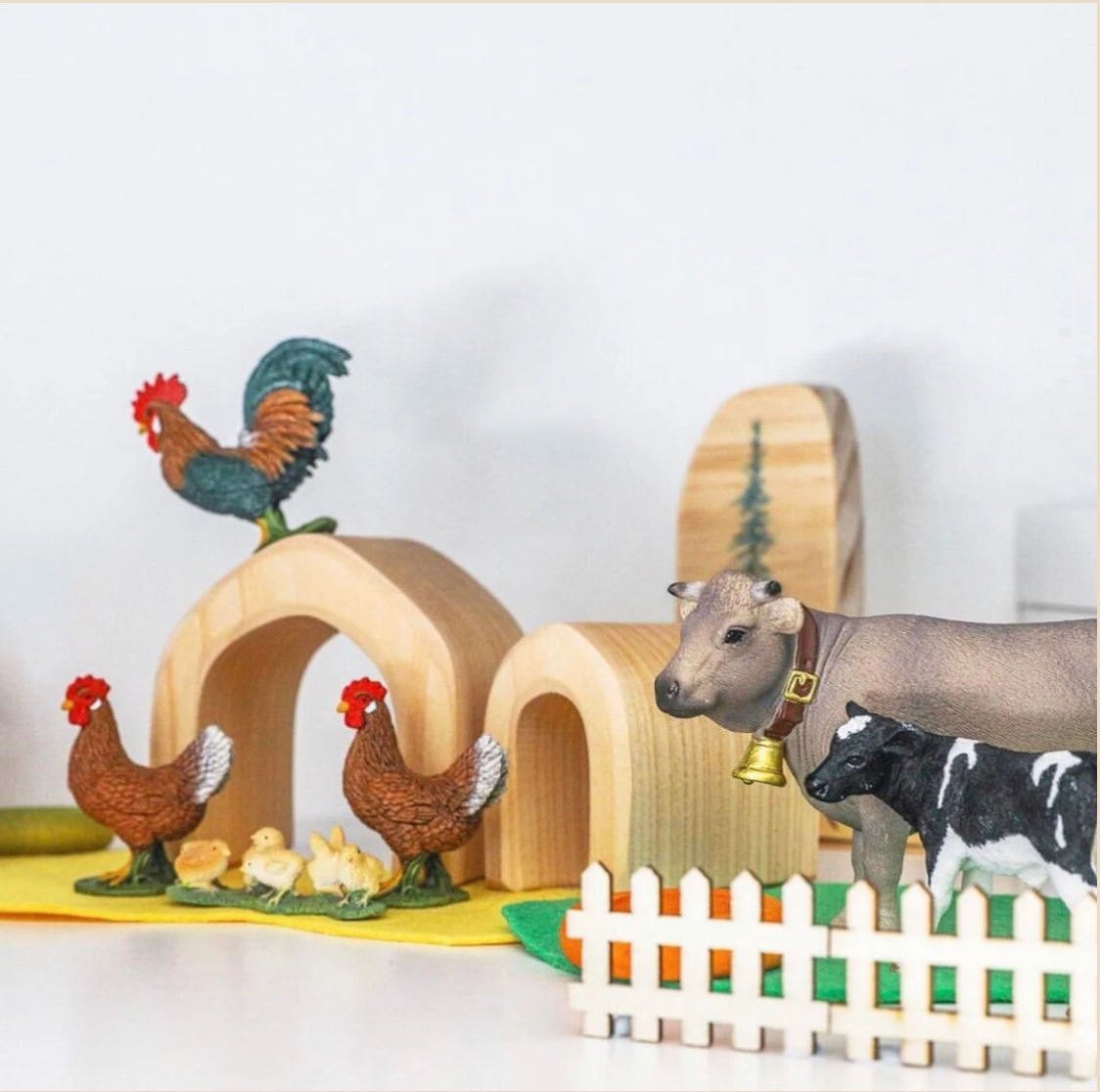 Petite clôture en bois