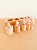 Ensembles d'apprentissage du poids et de la taille en bois Meroco