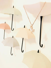 Miniature wall umbrella décor, perfect for fairy umbrellas or elf umbrella displays.