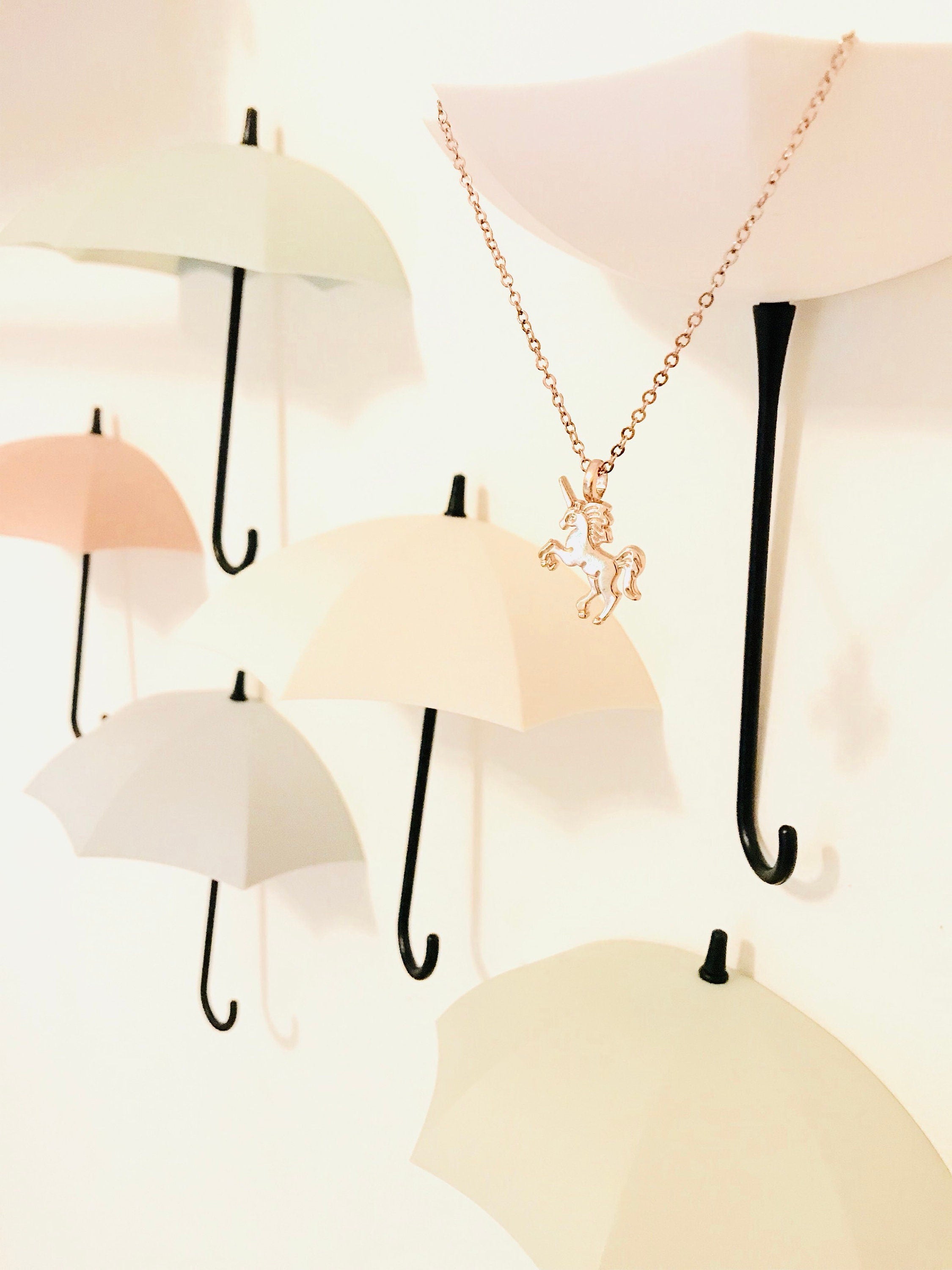 Miniature wall umbrella décor, perfect for fairy umbrellas or elf umbrella displays.