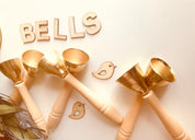 Twin bell set, a charming addition to your percussion collection.