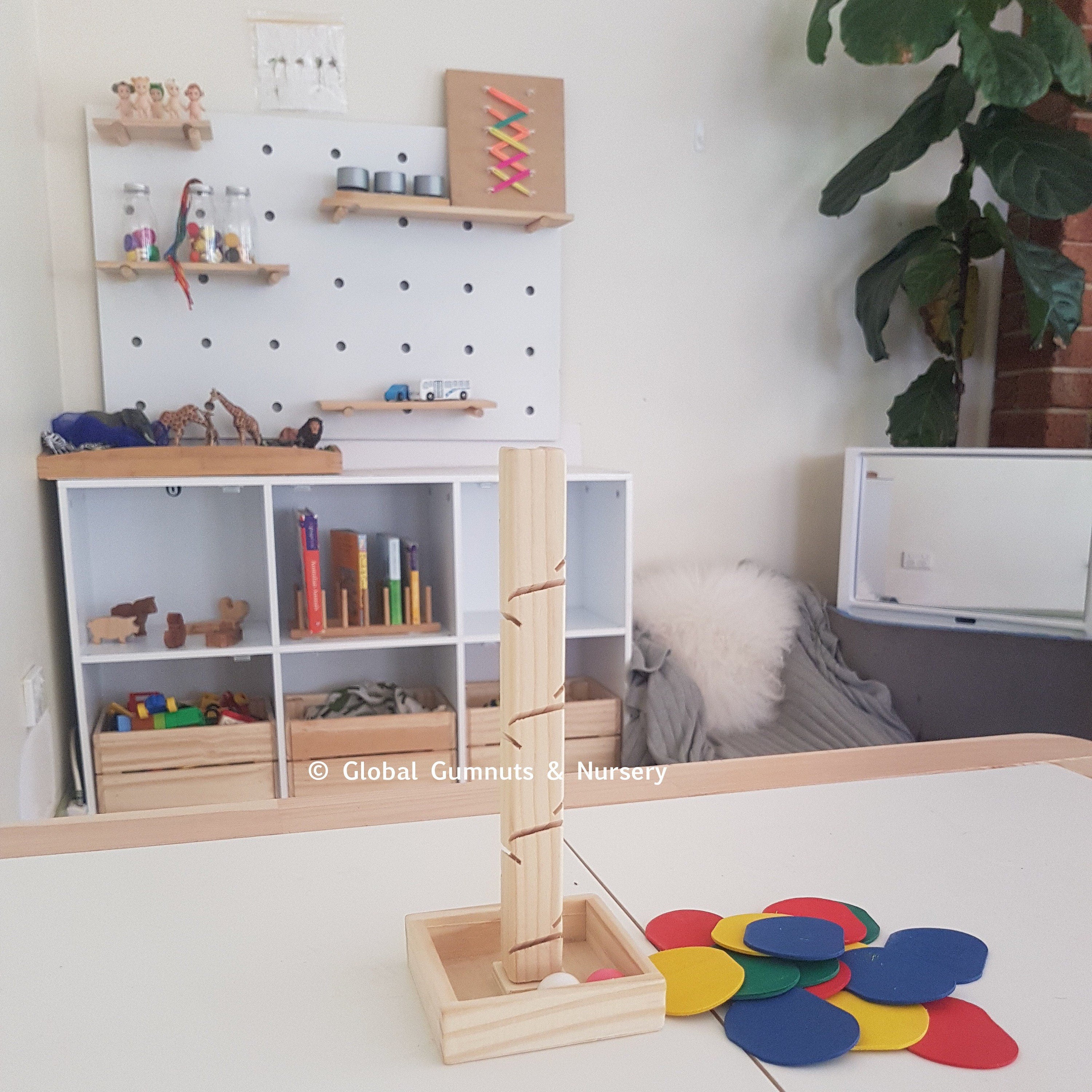 Marble tower toy, an engaging and interactive game for hours of entertainment.