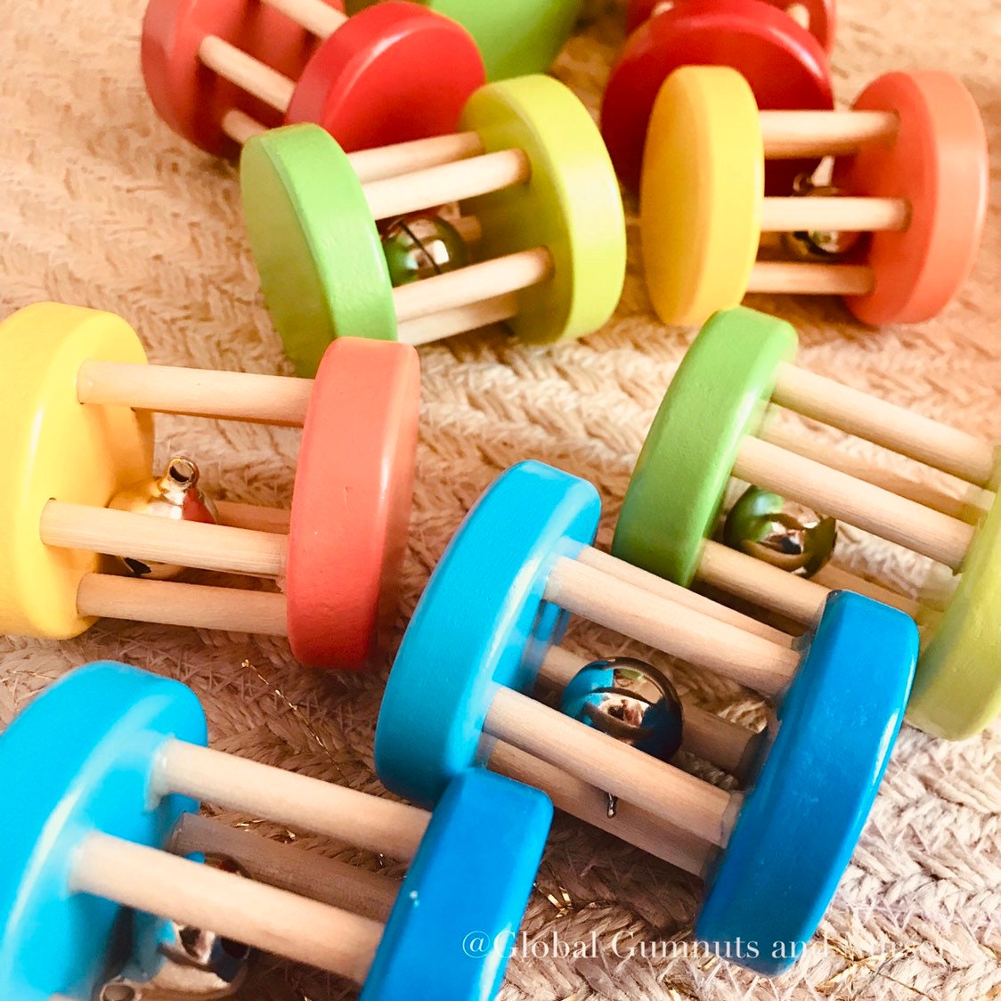 The bell spiral shaker, a fun musical instrument for kids and adults.