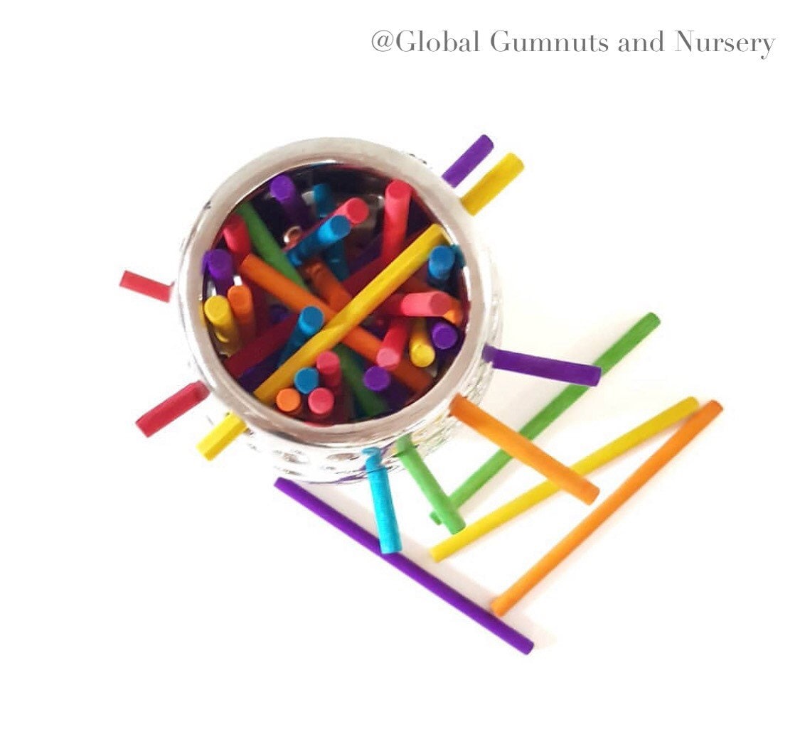 Mini Flower Display with Stand: Floral decor with a stand for small-world scenes and displays.