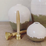Twin bell set, a charming addition to your percussion collection.