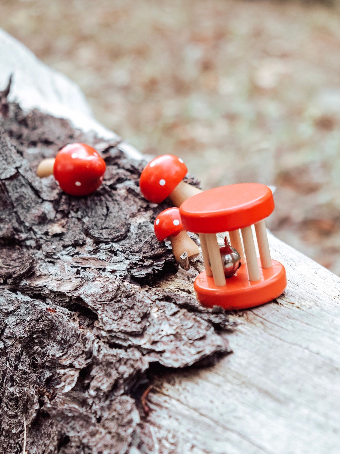 The bell spiral shaker, a fun musical instrument for kids and adults.