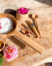 Natural Paint Brushes – Set of 3: Eco-friendly brushes for classroom art projects and crafts.