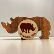 Matching animal game with wooden discs, a Montessori-inspired matching toy.
