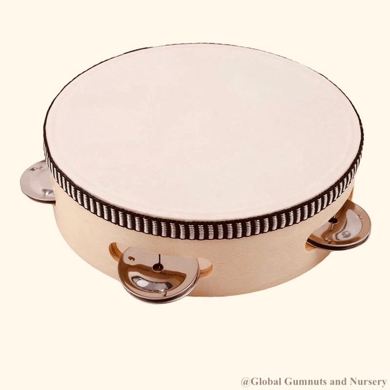 The Tex tambourine, a classic percussion instrument for fun or gifting.