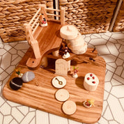 Wood Slices (4-5cm): Small and medium wood slices for rustic crafts.