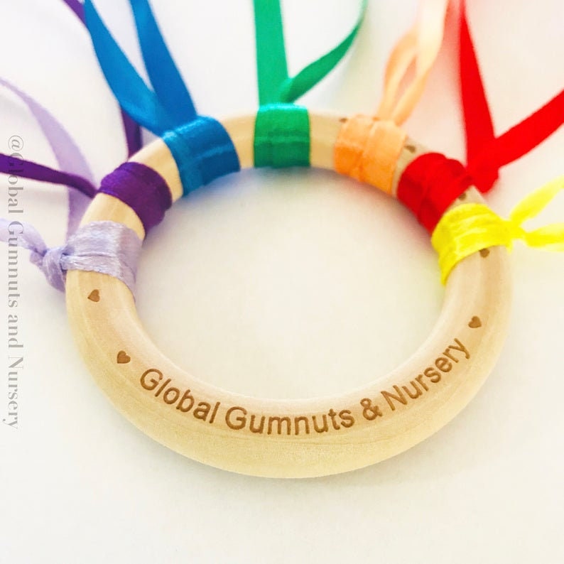Ribbon Dancing Bells: Colourful musical chimes with ribbons for creative dance and play.