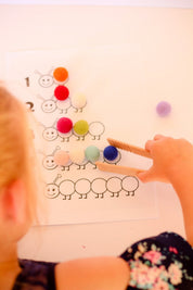 Pure Wool Felt Balls: Soft felt balls in mixed colours for creative play and crafting.