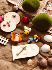 Wood Slices (4-5cm): Small and medium wood slices for rustic crafts.