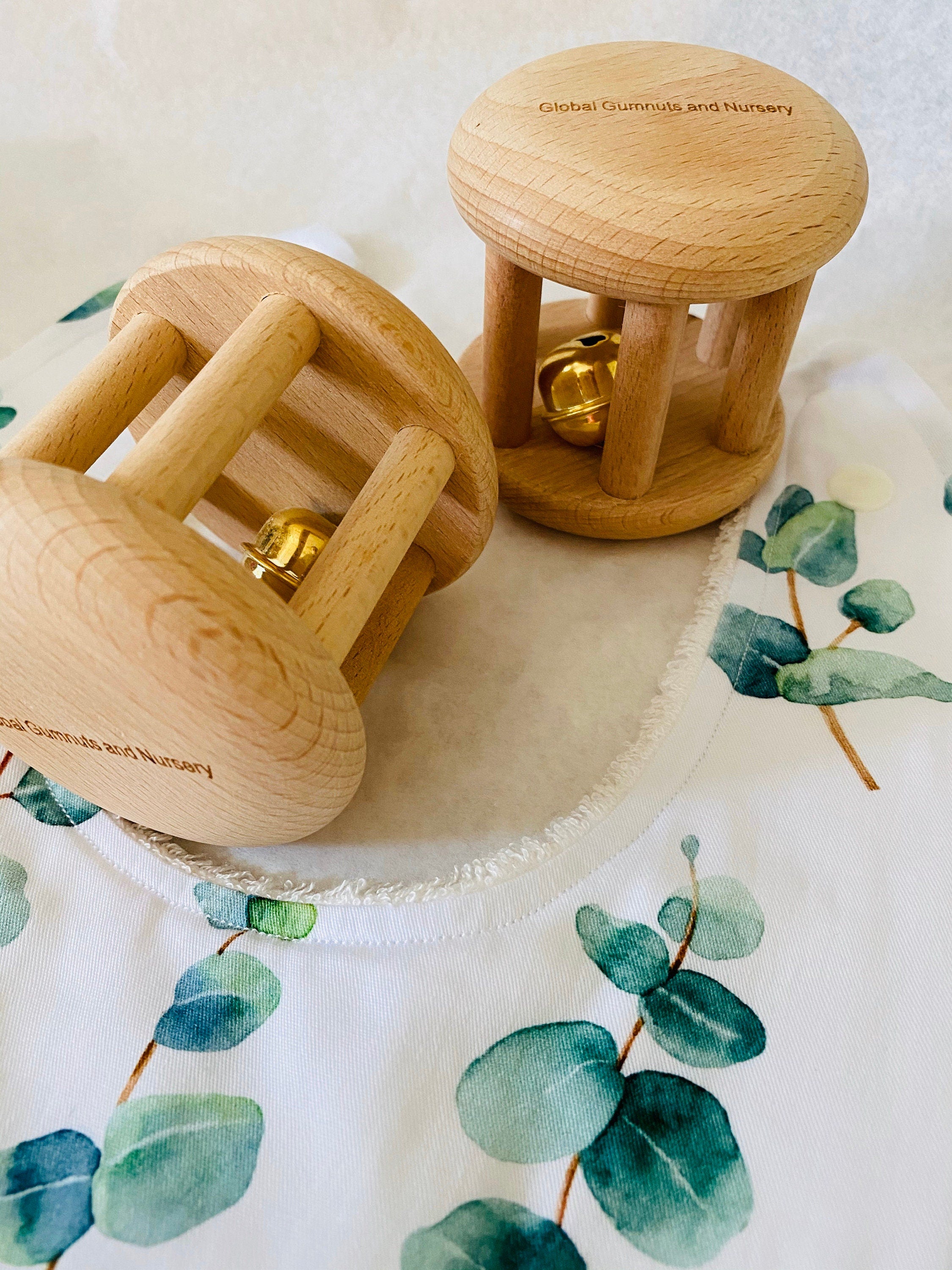 The natural bell spiral shaker, an eco-friendly musical toy.