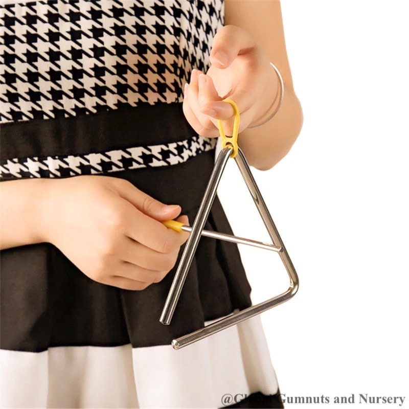 The triangle chime, a simple and elegant musical gift for all ages.

