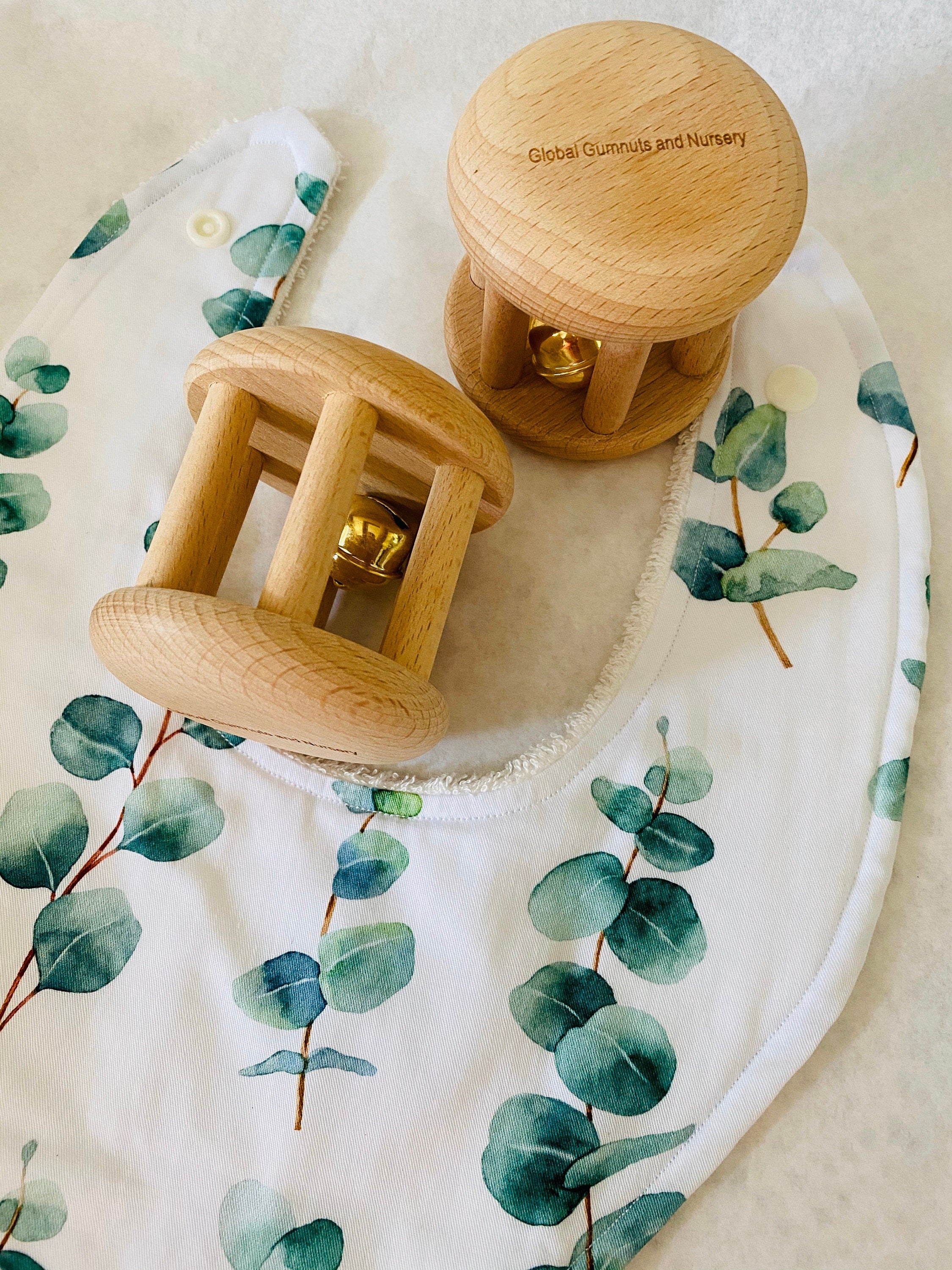 The natural bell spiral shaker, an eco-friendly musical toy.
