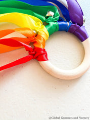 Ribbon Dancing Bells: Colourful musical chimes with ribbons for creative dance and play.