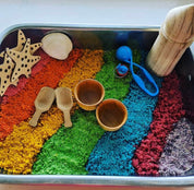 Starfish wooden sets, a beach-themed addition to decor or play.
