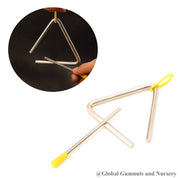The triangle chime, a simple and elegant musical gift for all ages.
