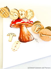 Enchanted Fairy Dough Stamp Set: 7-piece stamp set with fairy-themed designs for creative play.