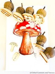 Enchanted Fairy Dough Stamp Set: 7-piece stamp set with fairy-themed designs for creative play.