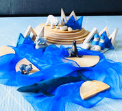 Individual Sensory Scarves: Play silks available individually in various colours for sensory play.
