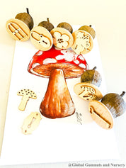 Enchanted Fairy Dough Stamp Set: 7-piece stamp set with fairy-themed designs for creative play.