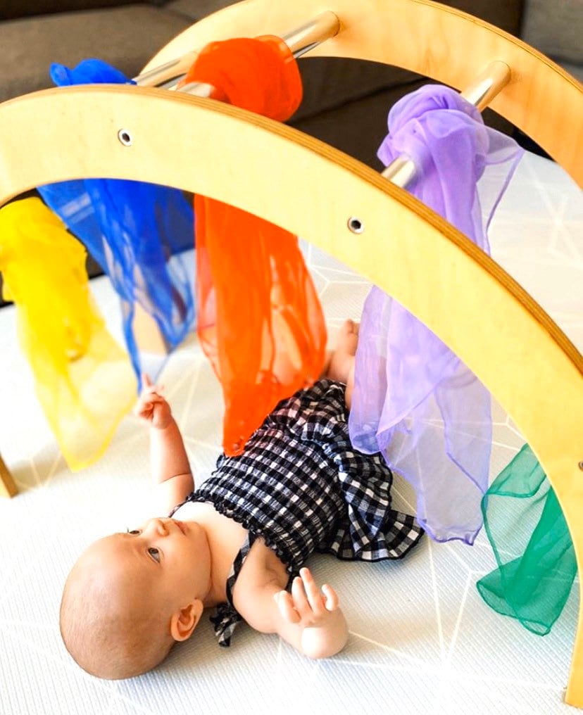 Individual Sensory Scarves: Play silks available individually in various colours for sensory play.
