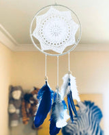 Móvil atrapasueños azul marino para bebé niño