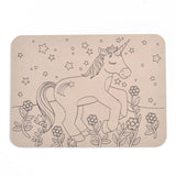 Planche de pâte à modeler licorne DIY
