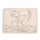 Tablero de plastilina de dinosaurios DIY