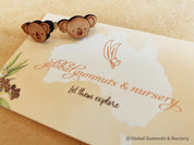 Wood Cloud Decor Piece: Handcrafted wooden cloud decoration, ideal for small world play or weather-themed displays.