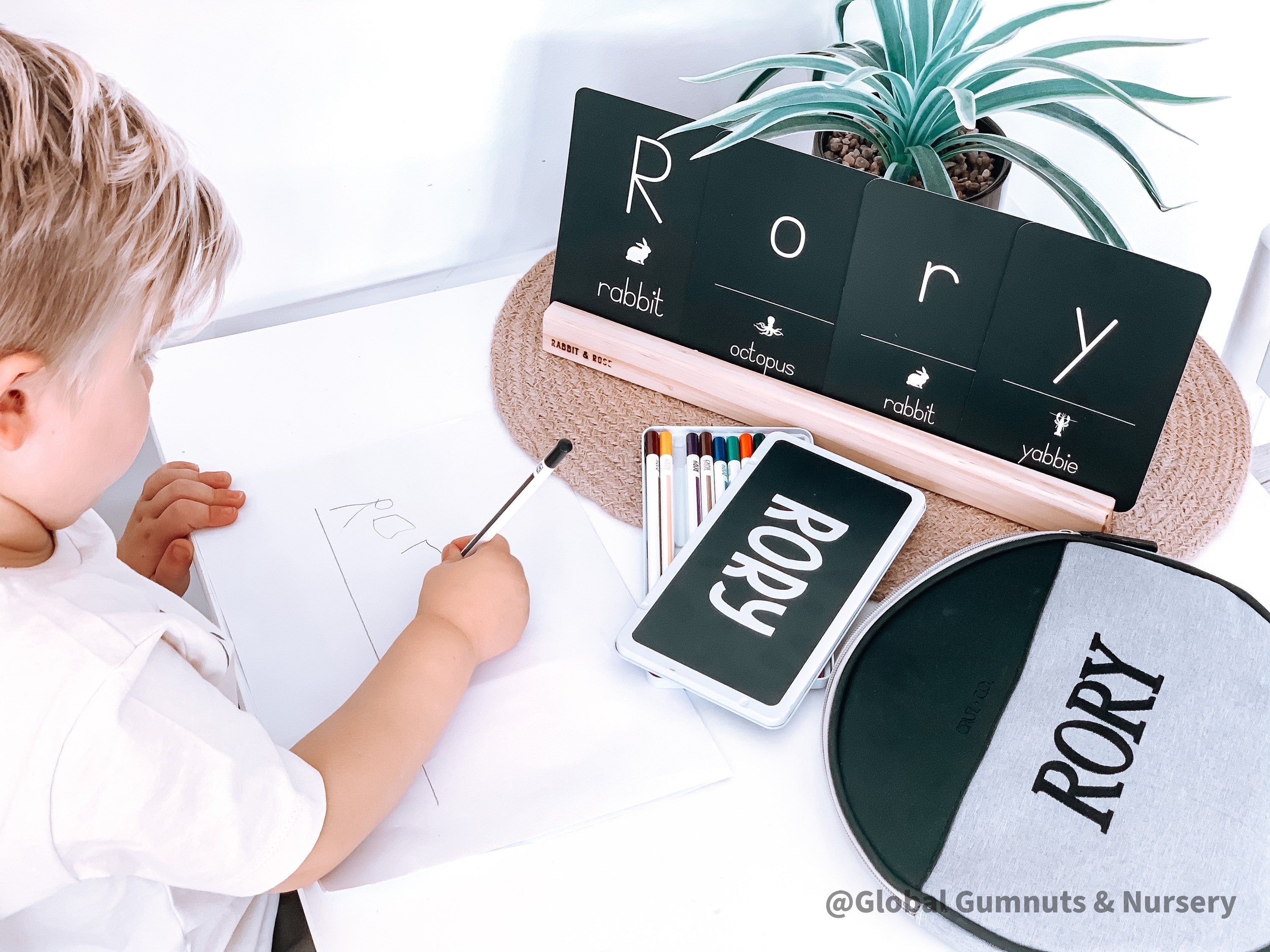 Set of lowercase animal alphabet flashcards, perfect for teaching early literacy and animal recognition in a fun way.