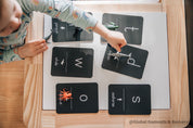 Set of lowercase animal alphabet flashcards, perfect for teaching early literacy and animal recognition in a fun way.