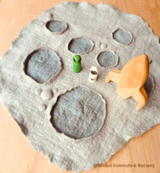 Wooden Rockets: Wooden space rockets for small world play.