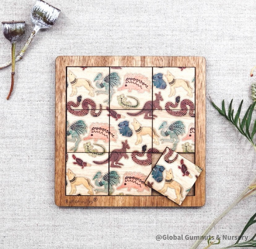 Bright and fun animal puzzle with colorful pieces, perfect for engaging kids in learning and play.