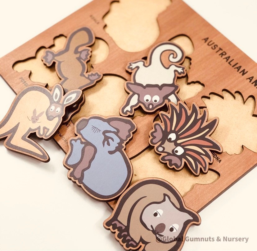 Jolly Australian animal puzzle, an engaging and fun toy for kids while learning about native wildlife.