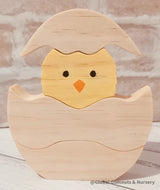 Puzzle en bois « Poulet dans un œuf »