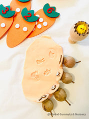 Easter Gumnut Stamps: Four-piece Easter-themed nature stamp set.