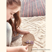 Natural wooden flower crafts, designed for little nature lovers to create their own flower pots.
