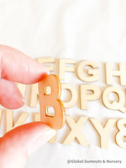 A-Z Wooden Alphabet Set: 26-piece wooden alphabet set for literacy and crafts.