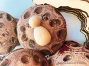 Plain handmade wooden beetles, perfect for creative play, bug-themed crafts, or natural exploration.
