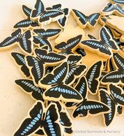 Colourful Wooden Butterflies: Five vibrant butterflies for play or decor.