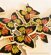 Colourful Wooden Butterflies: Five vibrant butterflies for play or decor.