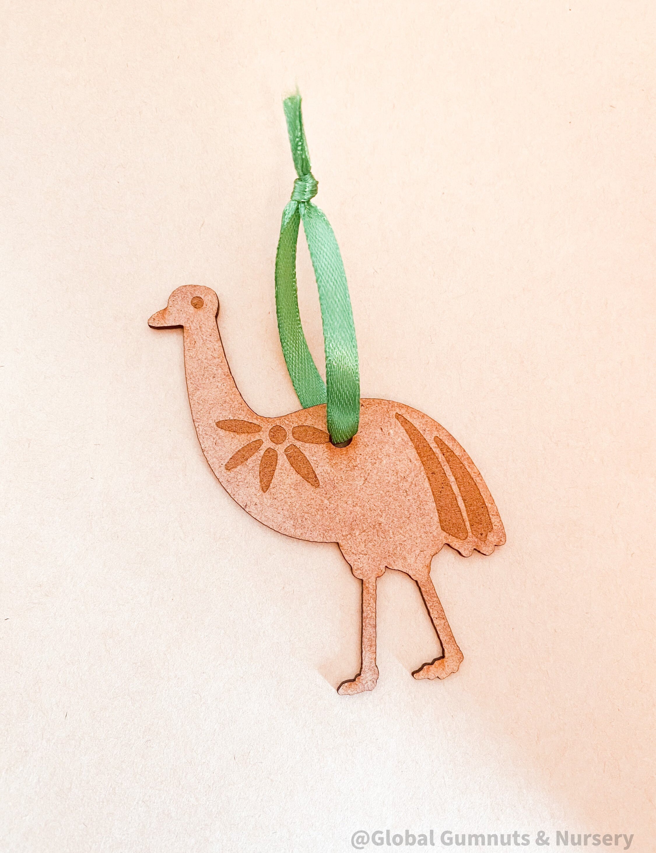 Emu Ornament: Emu-themed ornament for Australian holiday decor.