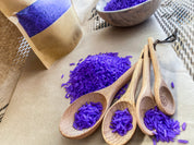 INDIGO Vibrant Sensory Rice: Indigo sensory rice, perfect for tactile play, available in 200 or 400 grams.