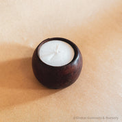 Jarrah Candle Holders: Handmade Australian tealight holders from Jarrah wood.